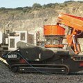 Sandvik Mobile cone crusher in quarry application